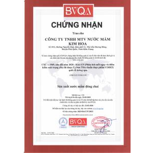 Công ty TNHH MTV Nước Mắm Kim Hoa